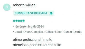 Depoimento de paciente 3