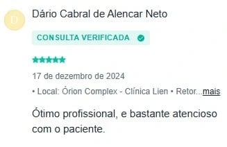 Depoimento de paciente 7