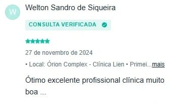 Depoimento de paciente 5